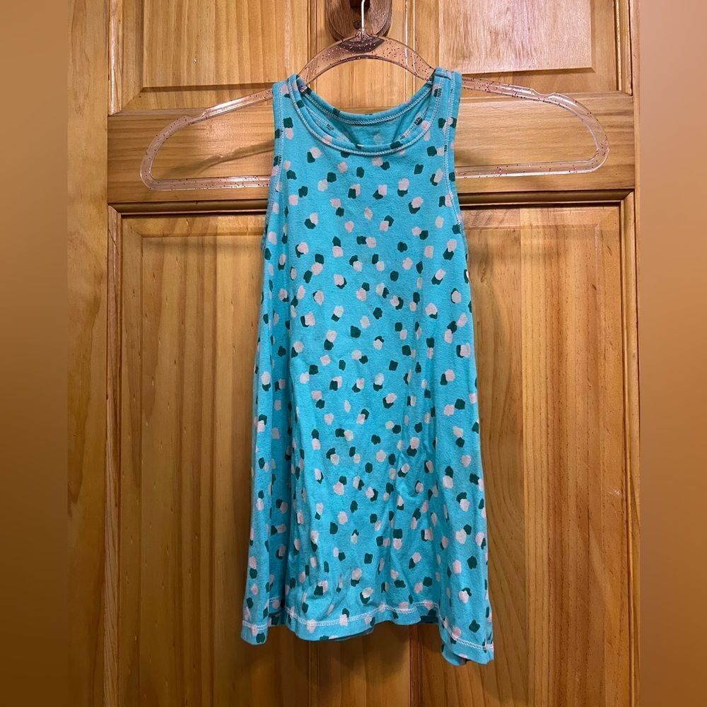 Cat & Jack aqua and pink tank top size 4 t
